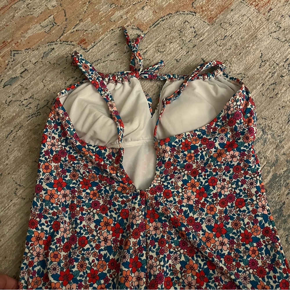 Time and Tru Colorful Floral Swimsuit - Picture 4 of 6